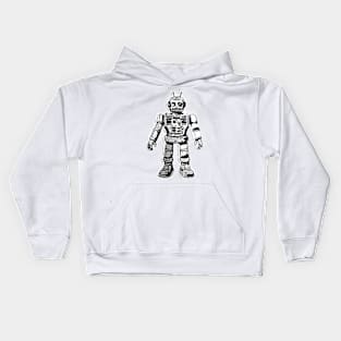 CreepyCool Vintage Robot Kids Hoodie